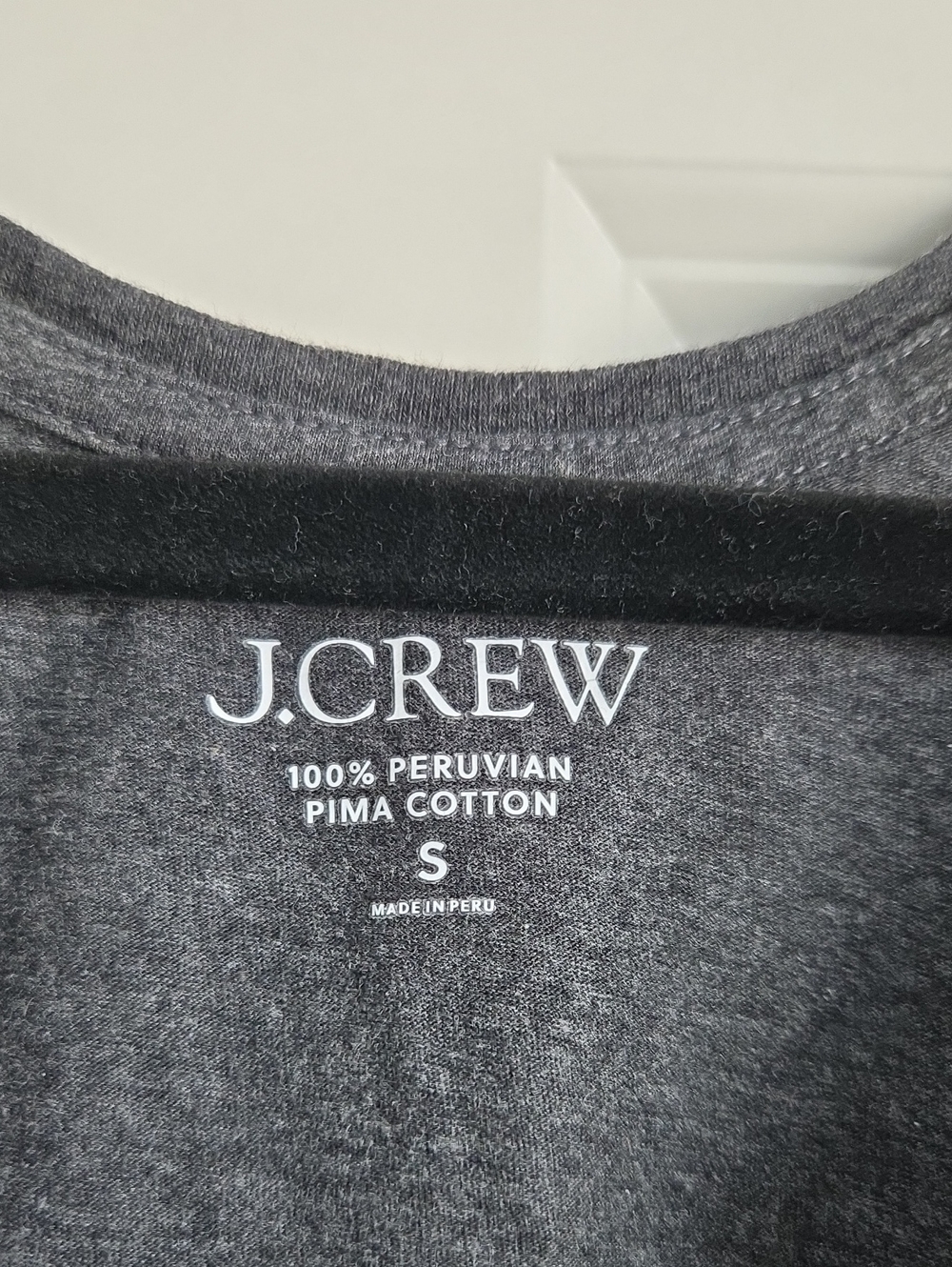 J. Crew Dark Charcoal Scoop Tank - Picture 2 of 6